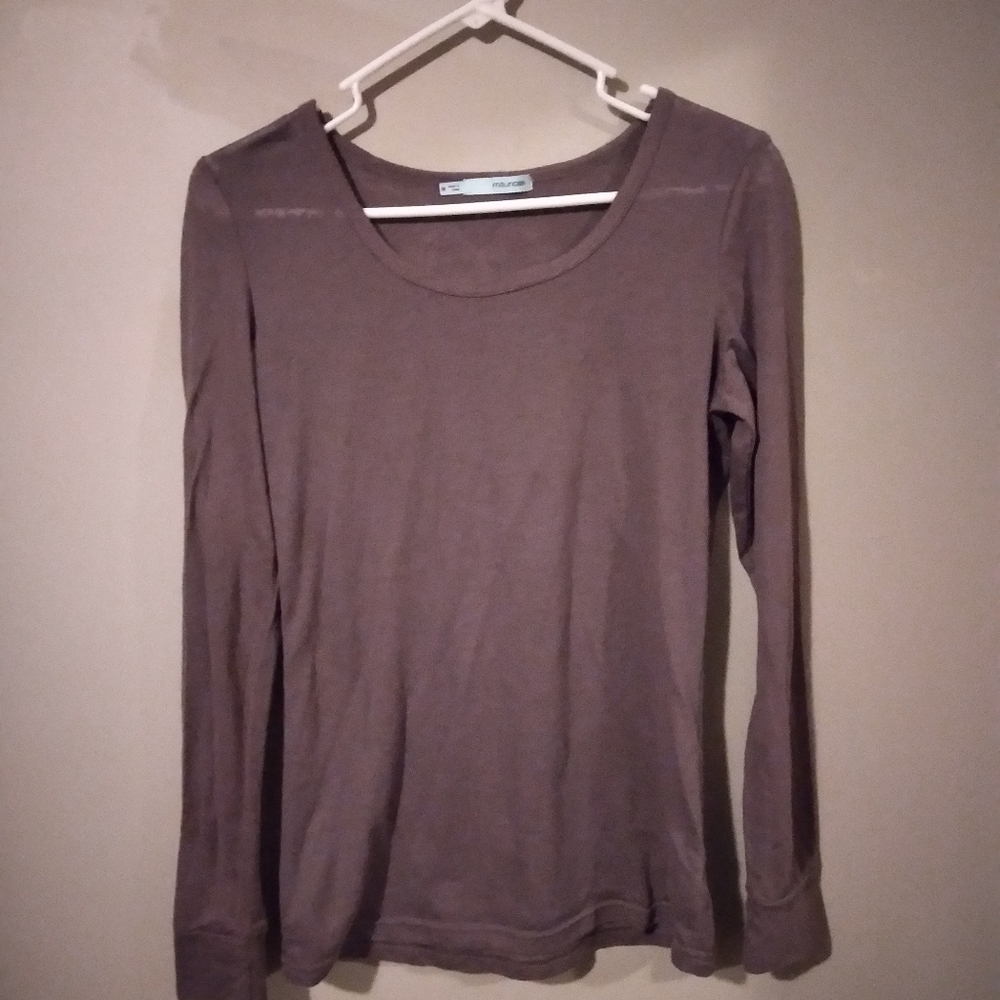 M Maurices Sheer Long Sleeve Tee